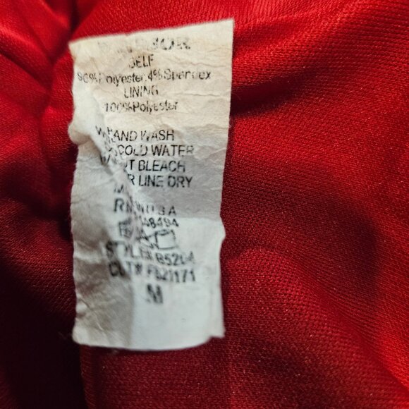 Windsor Red Off-Shoulder Long Sleeve Bodysuit Size Medium - Picture 5 of 5